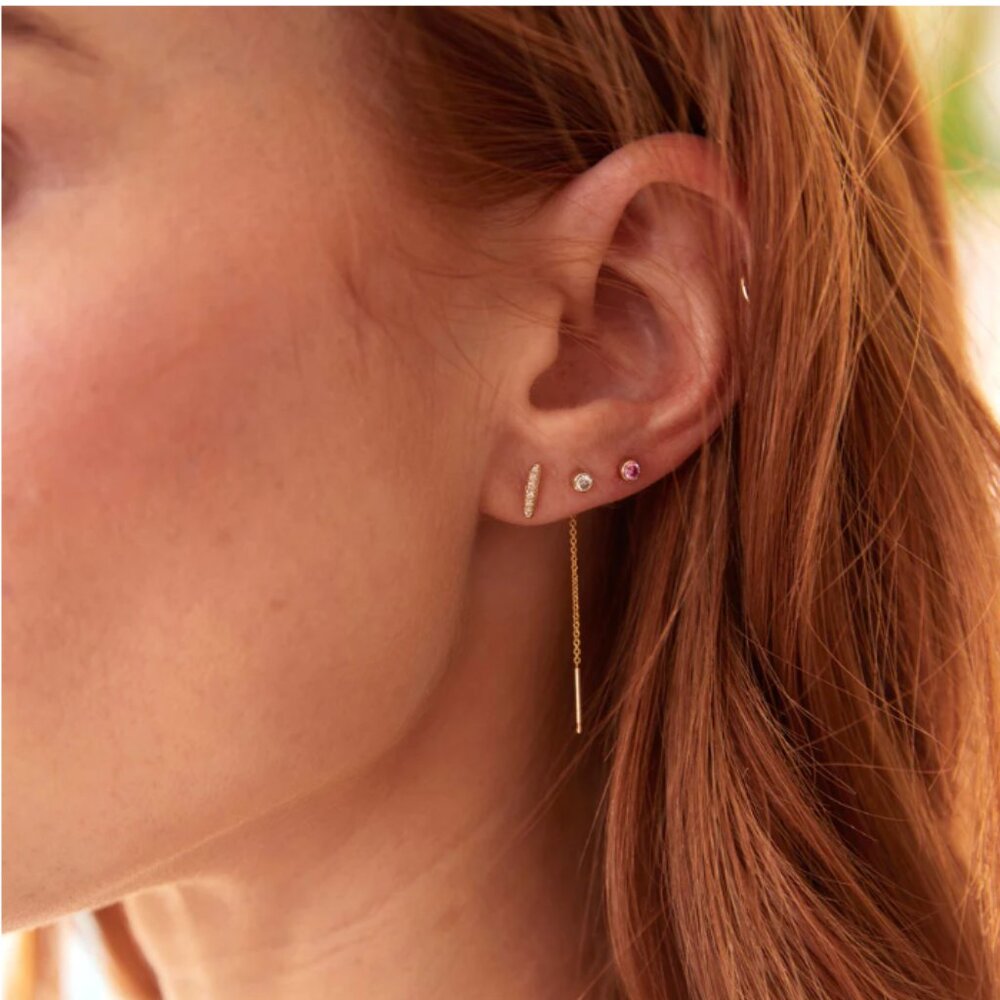 Diamond Threader Earrings